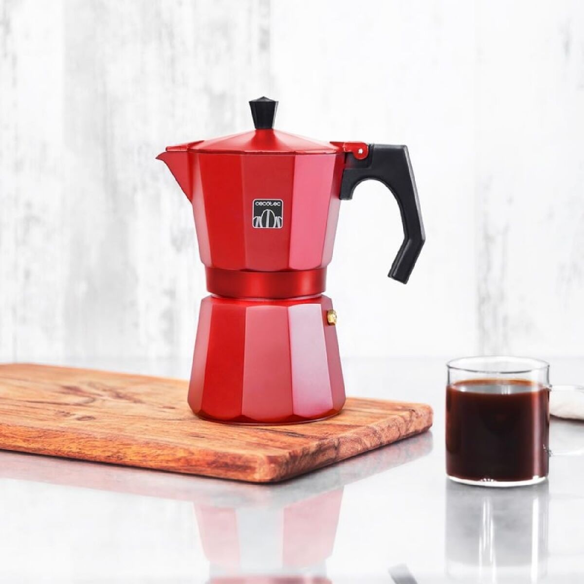 Classic Moka Pot — Red Edition