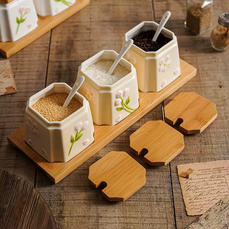 Spice Jar Set - 3 Piece