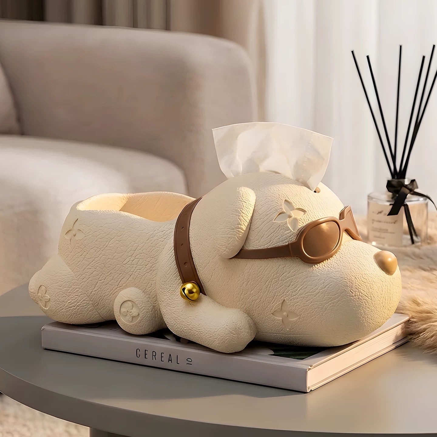 "Cool Dog" Tissue Box Holder