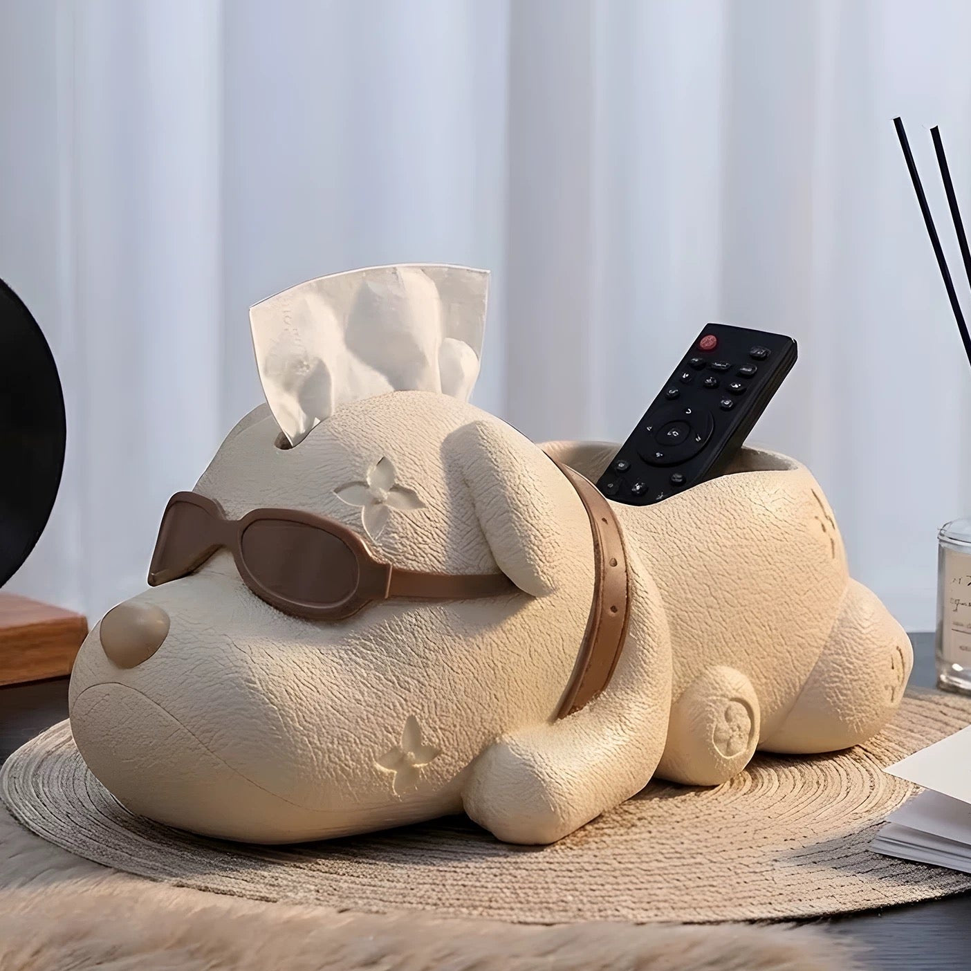 "Cool Dog" Tissue Box Holder