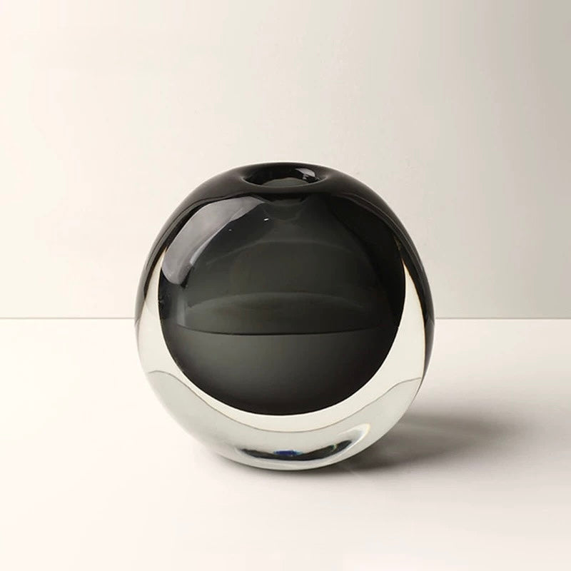 "Orbital Drop" Glass Vase